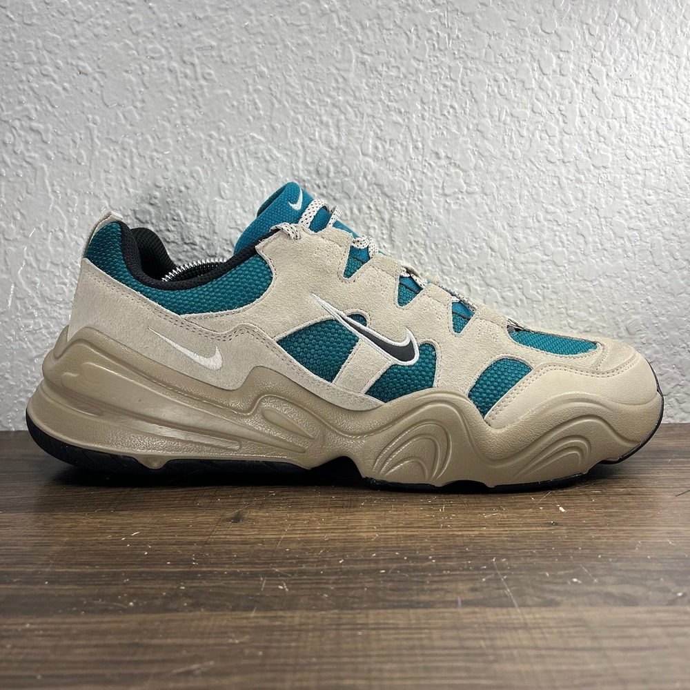 Nike Tech Hara Light Orewood Geode Teal Men's Beige Shoes - Men's Size 11.5